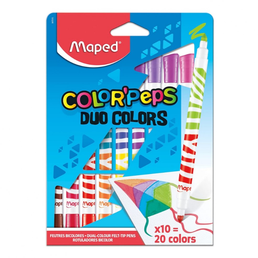 marcador-color-peps-duo-colors-maped-x10-20-colores