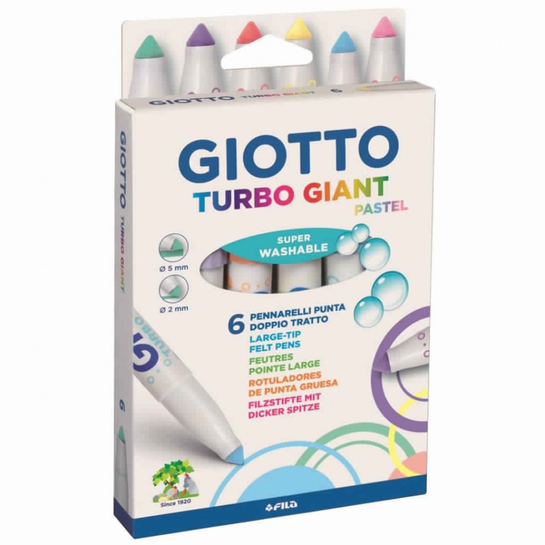 marcadores-giotto-turbo-giant-pastel-x6