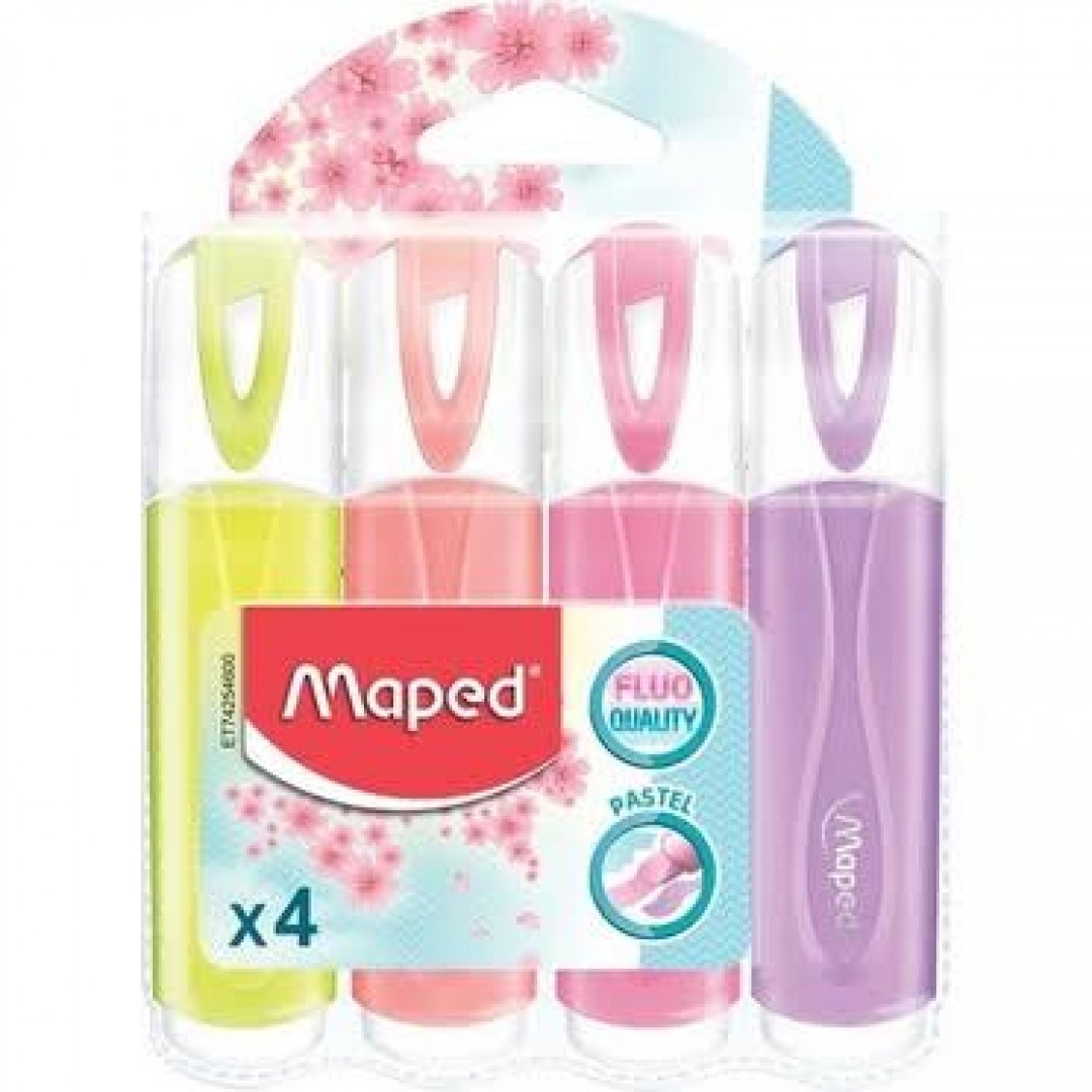 pack-resaltadores-x4-pastel-maped