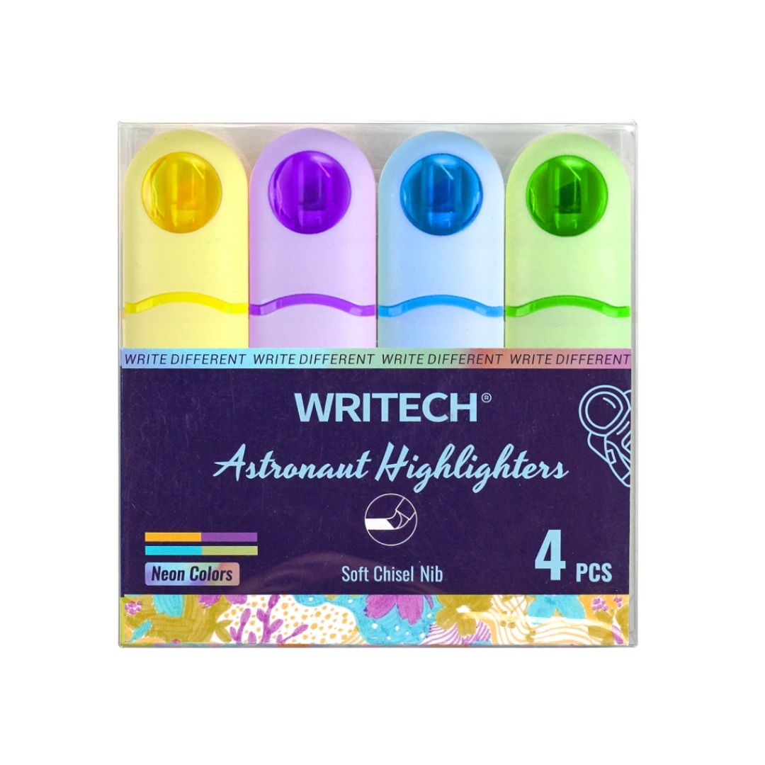 resaltador-writech-astronaut-fluo-x4-8306