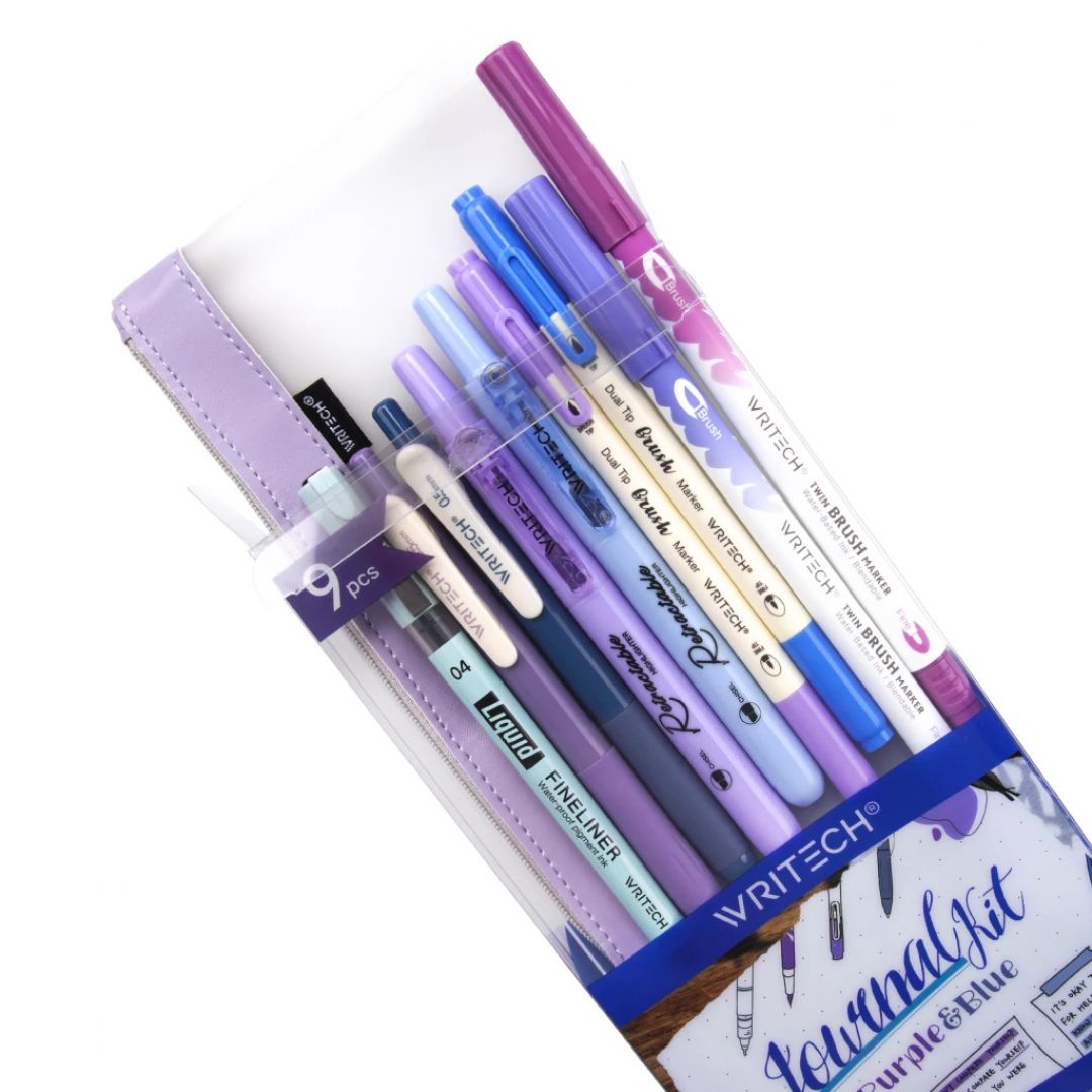 set-de-journaling-con-cartuchera-9-piezas-lila-y-azul-8943