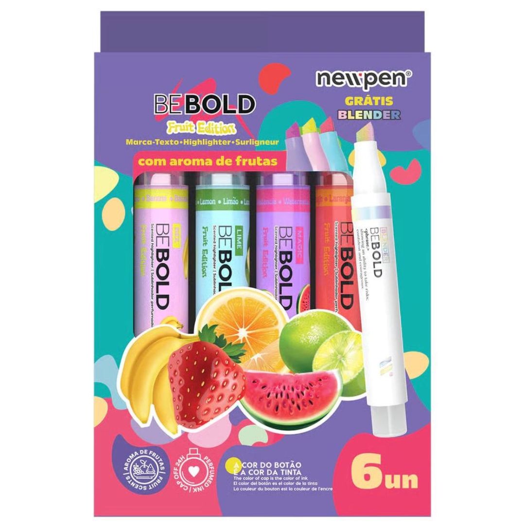 set-resaltadores-con-aroma-de-frutas-x-6--blender-newpen-9467
